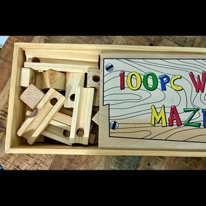 Wooden Maze Blocks